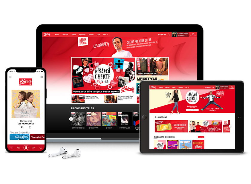 web radio cherie fm pub locale