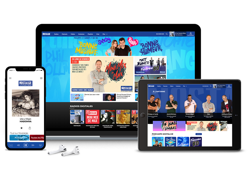 web radio NOSTALGIE pub locale